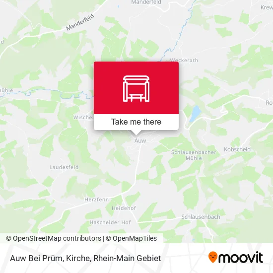 Карта Auw Bei Prüm, Kirche