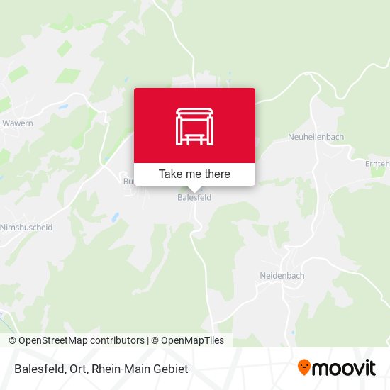 Balesfeld, Ort map