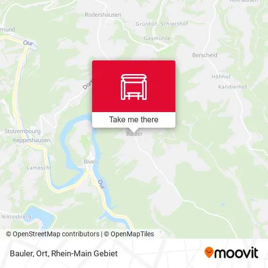 Карта Bauler, Ort
