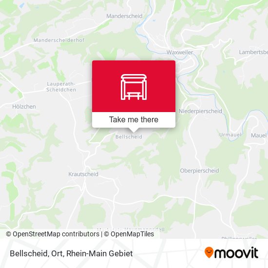 Карта Bellscheid, Ort