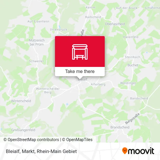 Bleialf, Markt map