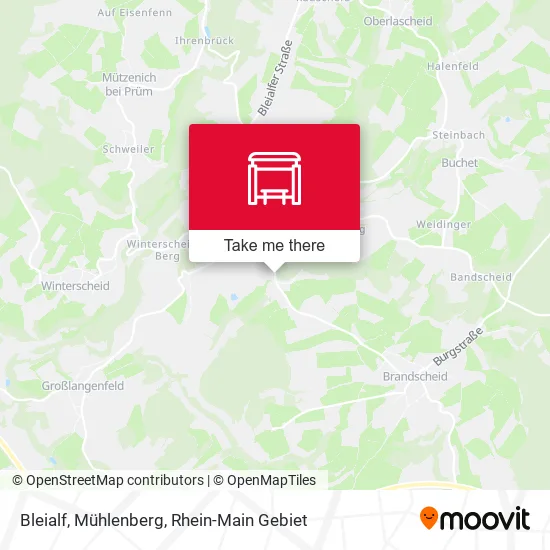 Карта Bleialf, Mühlenberg