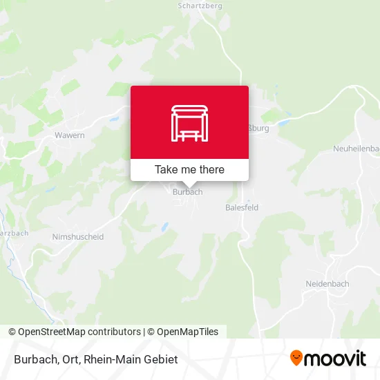 Карта Burbach, Ort