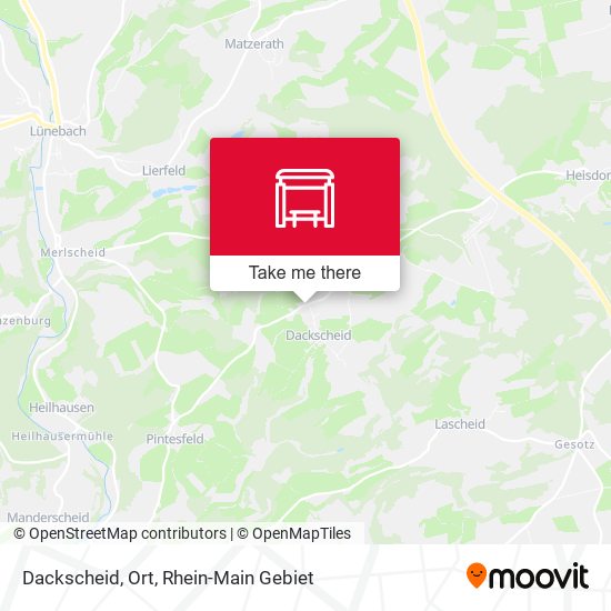 Карта Dackscheid, Ort
