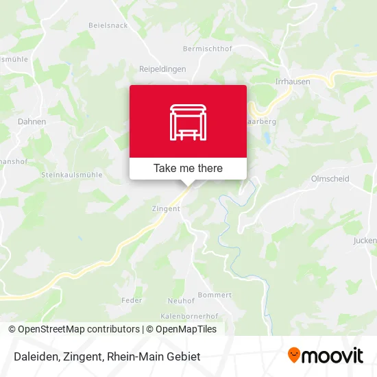 Карта Daleiden, Zingent