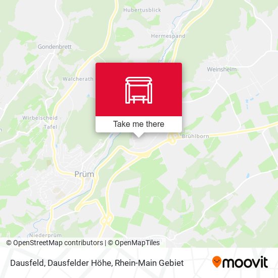 Карта Dausfeld, Dausfelder Höhe