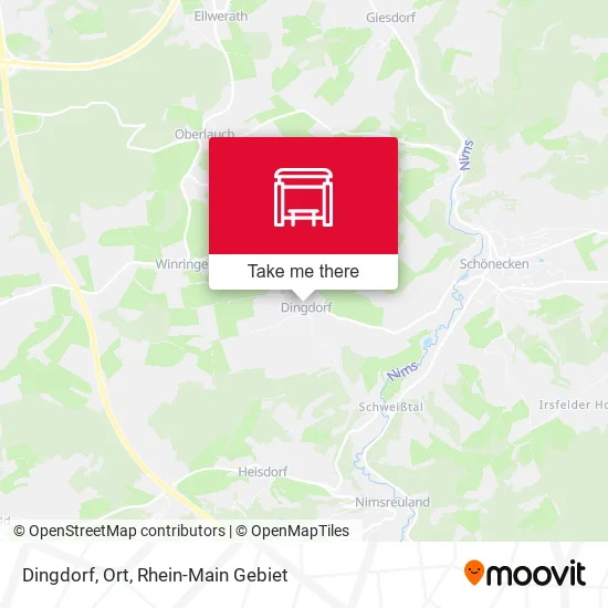 Карта Dingdorf, Ort