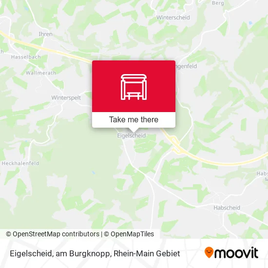Карта Eigelscheid, am Burgknopp