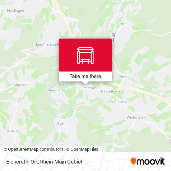 Карта Elcherath, Ort