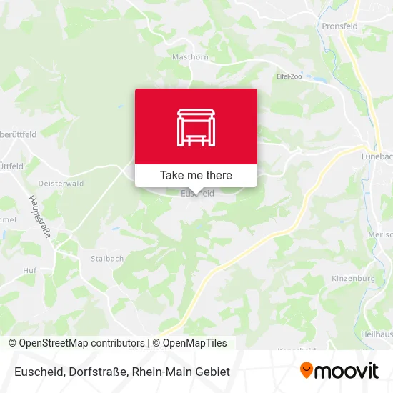 Euscheid, Dorfstraße map