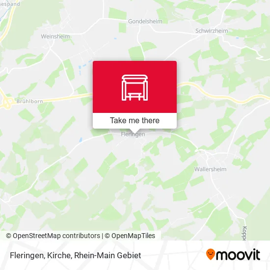 Карта Fleringen, Kirche