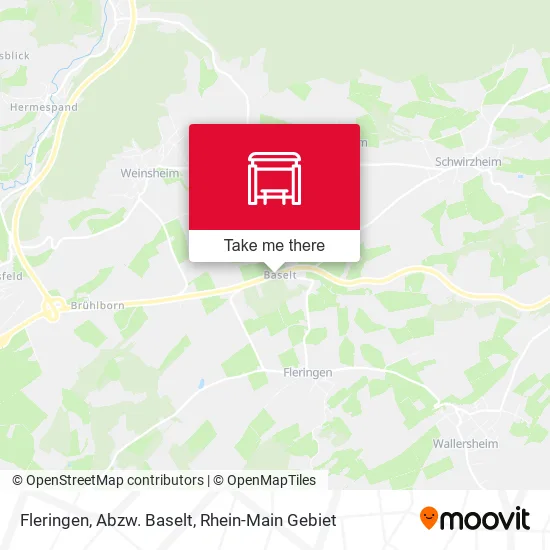Карта Fleringen, Abzw. Baselt