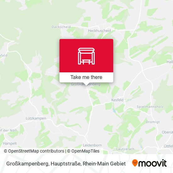 Карта Großkampenberg, Hauptstraße