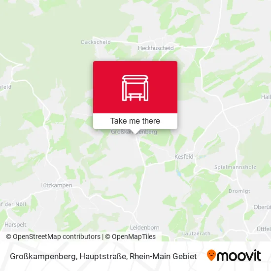 Карта Großkampenberg, Hauptstraße