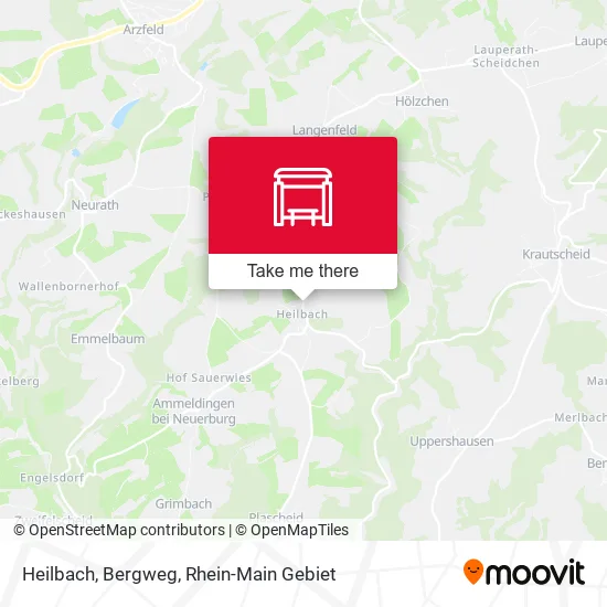 Карта Heilbach, Bergweg