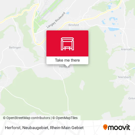 Карта Herforst, Neubaugebiet