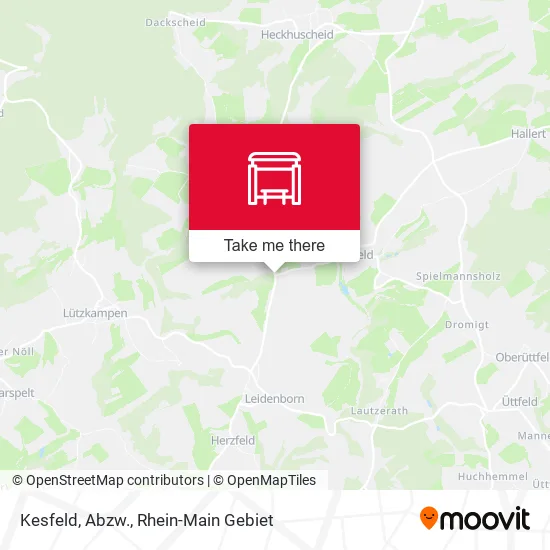 Карта Kesfeld, Abzw.