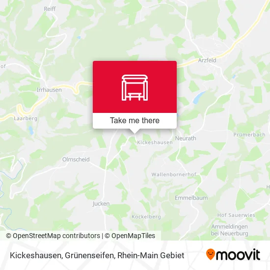 Карта Kickeshausen, Grünenseifen