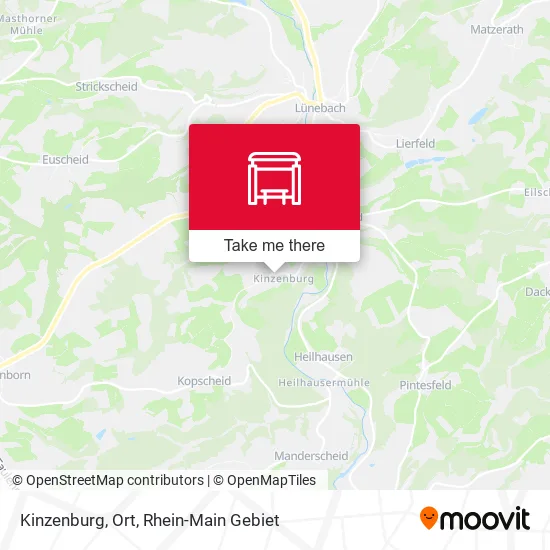 Карта Kinzenburg, Ort