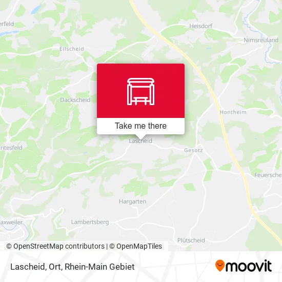 Карта Lascheid, Ort