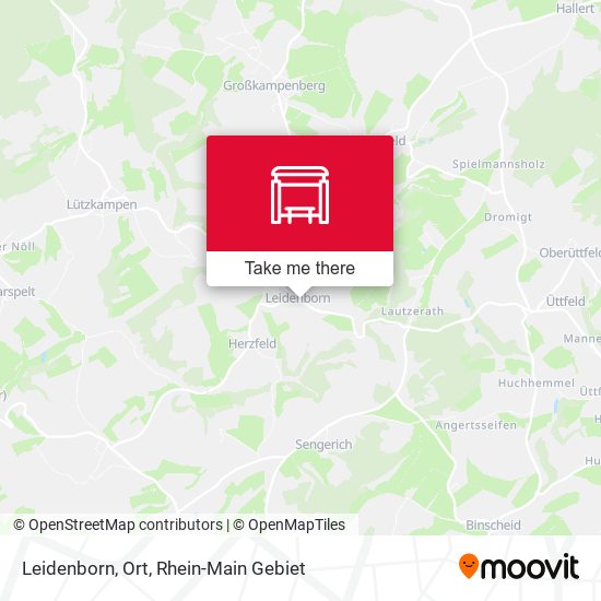 Карта Leidenborn, Ort