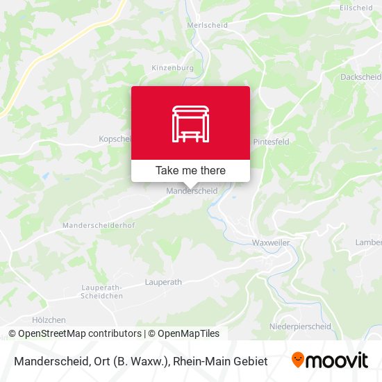 Карта Manderscheid, Ort (B. Waxw.)