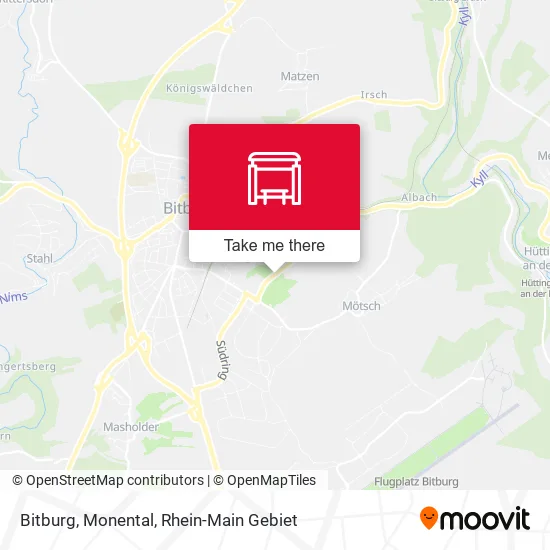 Карта Bitburg, Monental