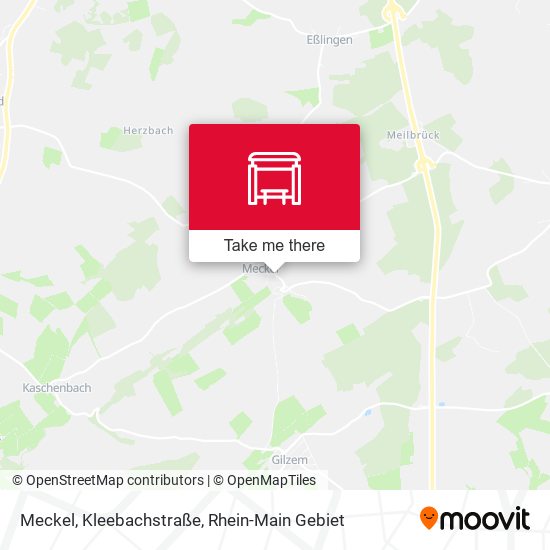 Карта Meckel, Kleebachstraße