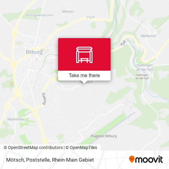 Карта Mötsch, Poststelle