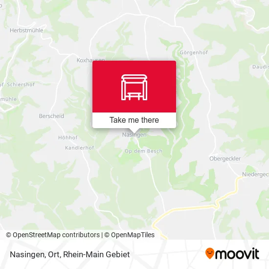 Карта Nasingen, Ort