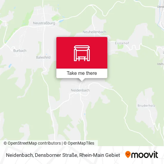 Карта Neidenbach, Densborner Straße