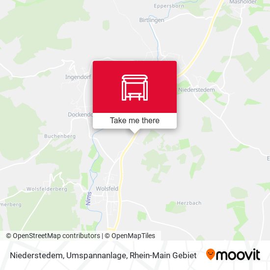 Карта Niederstedem, Umspannanlage