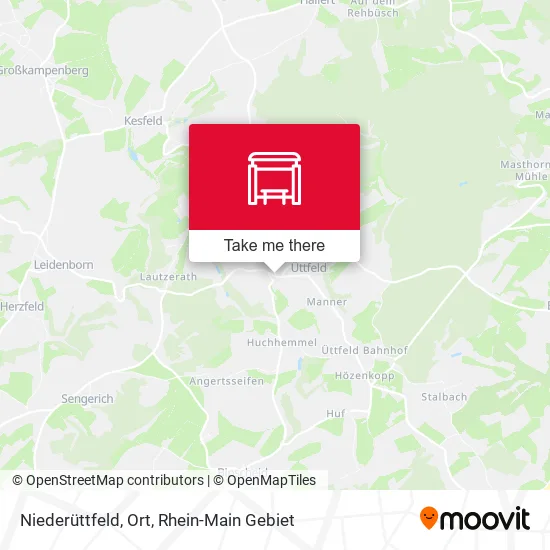 Карта Niederüttfeld, Ort