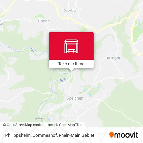 Philippsheim, Commeshof map