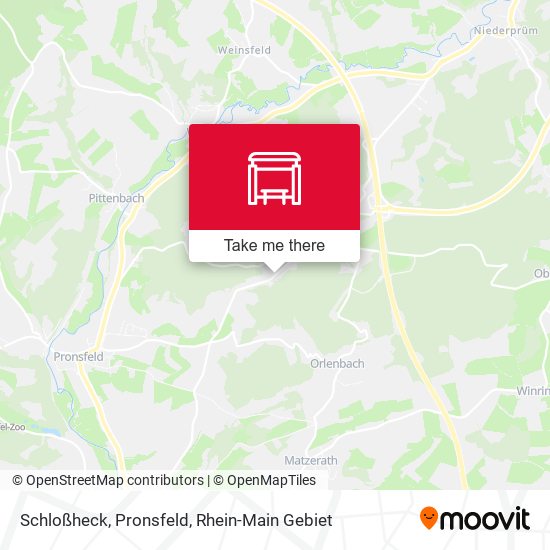 Карта Schloßheck, Pronsfeld