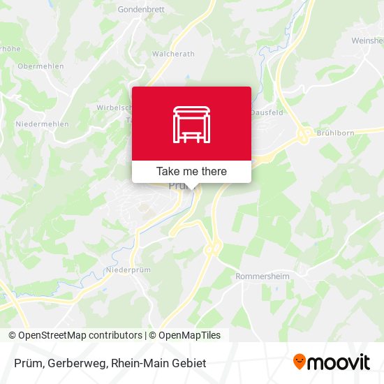 Карта Prüm, Gerberweg