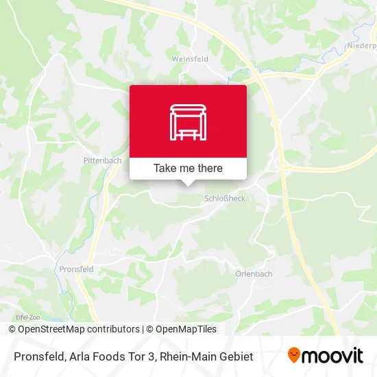 Карта Pronsfeld, Arla Foods Tor 3