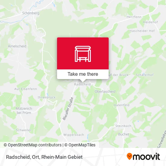 Карта Radscheid, Ort