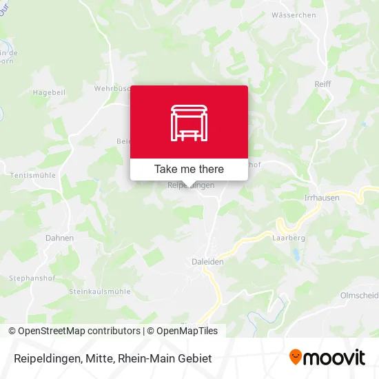 Карта Reipeldingen, Mitte