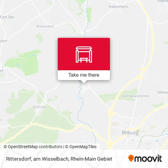 Карта Rittersdorf, am Wisselbach