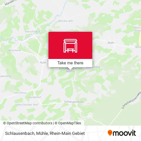 Карта Schlausenbach, Mühle