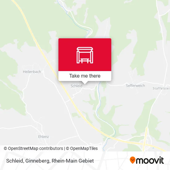 Карта Schleid, Ginneberg