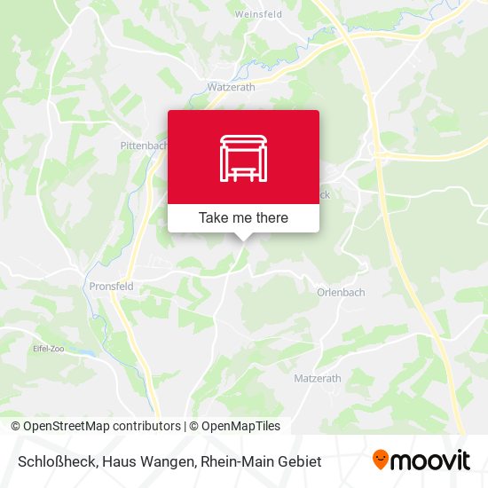 Schloßheck, Haus Wangen map