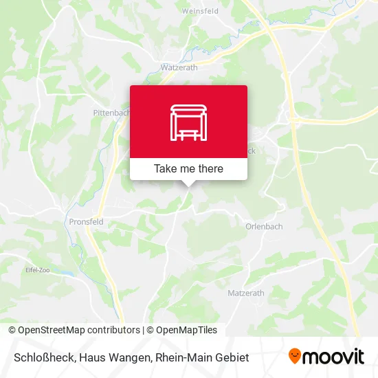 Карта Schloßheck, Haus Wangen