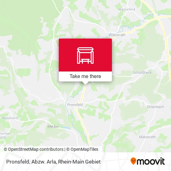 Карта Pronsfeld, Abzw. Arla