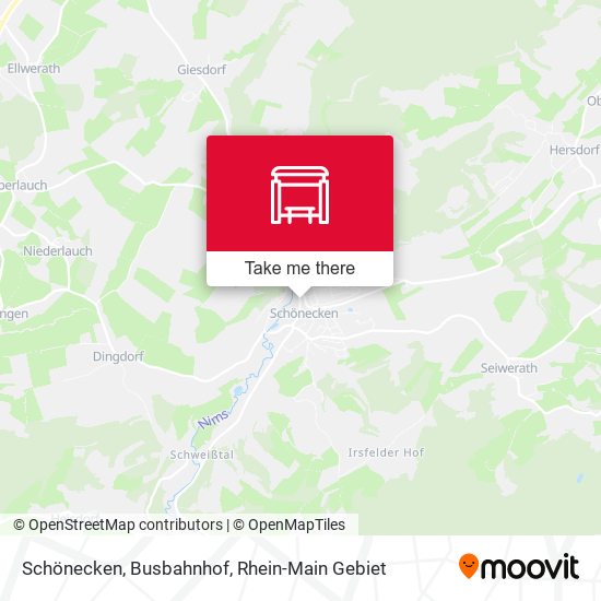 Карта Schönecken, Busbahnhof