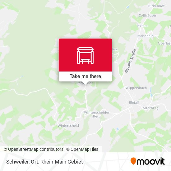 Schweiler, Ort map