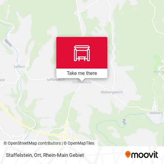 Карта Staffelstein, Ort