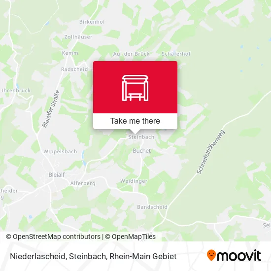Карта Niederlascheid, Steinbach