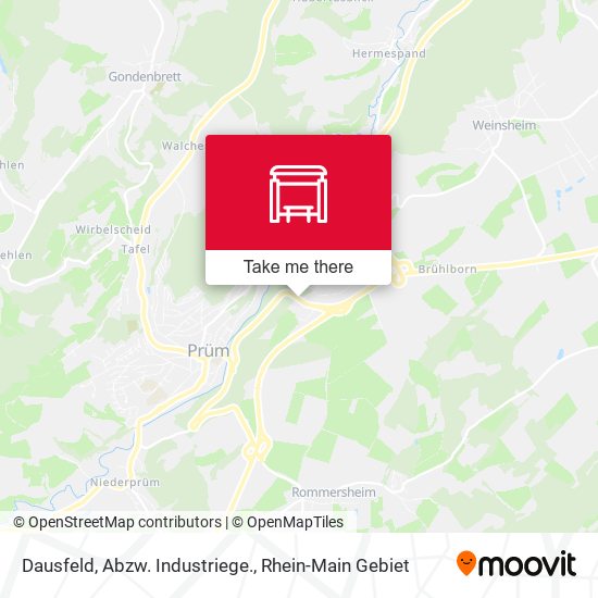 Dausfeld, Abzw. Industriege. map